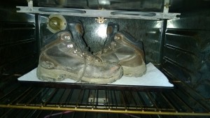 BootsInOven